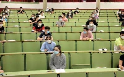 En total, 212 alumnos de 2º de Bachillerato cierran el curso con la EBAU
