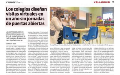 Los colegios diseñan visitas virtuales en un año sin jornadas de puertas abiertas, El Norte de Castilla