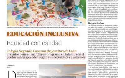 «Educación inclusiva. Equidad con calidad», reportaje en el ABC dedicado a la nueva aula de Educación Infantil en jesuitas León