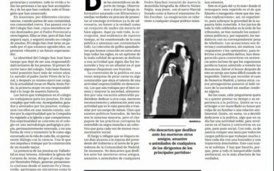 Artículo de opinión de Carlos Entrambasaguas en El Norte de Castilla: «Siempre jesuitas»